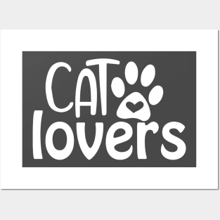 Cat Lovers - Gift For Cat Lover Posters and Art